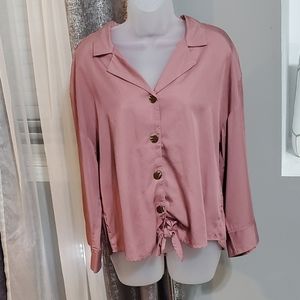 Mark New York button down top size M